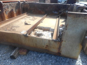 Block of Tin encased in Steel