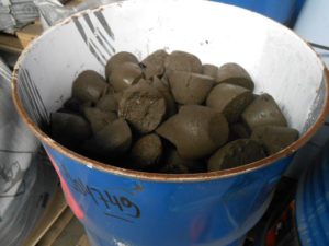 Briquetted grindings