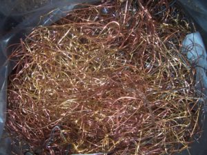 Copper wire coated with Precious metal