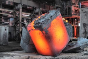 Ingot with mill scale oxides
